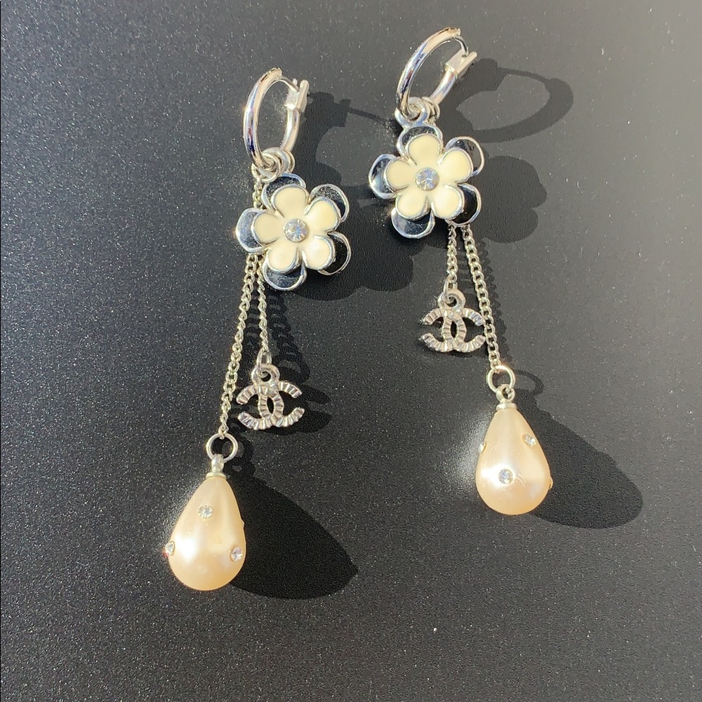 Mock Chanel earrings